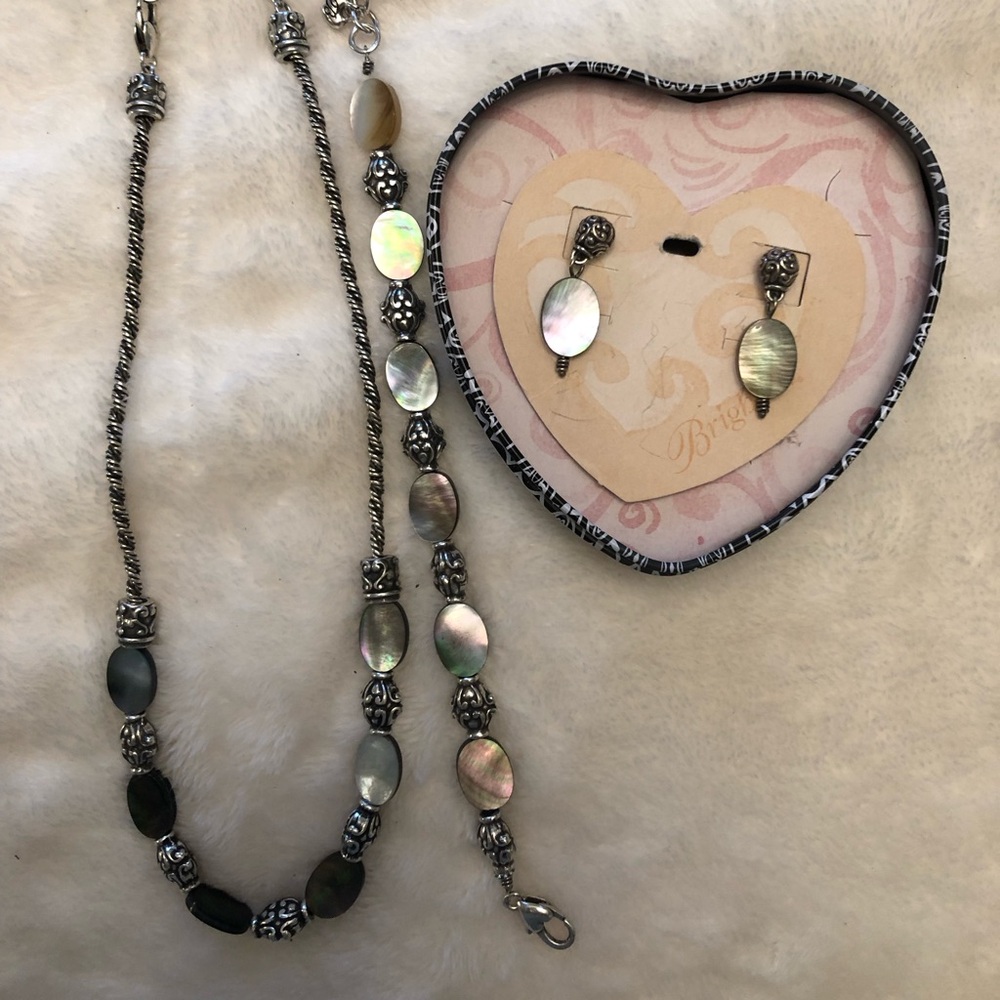 Brighton Necklace Bracelet and Earrings Set